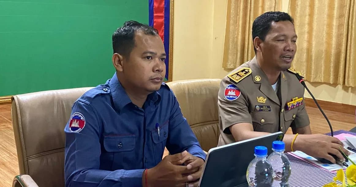 រៀបចំដែនដី នគរូបនីយកម្ម សំណង់ និងសុរិយោដីខេត្តបន្ទាយមានជ័យ បានរៀបចំកិច្ចប្រជុំផ្សព្វផ្សាយច្បាប់ស្តីពីសំណង់ បែបបទនិងបរិបទនៃការផ្តល់លិខិតអនុញ្ញាតសាងសង់ នៅស្រុក