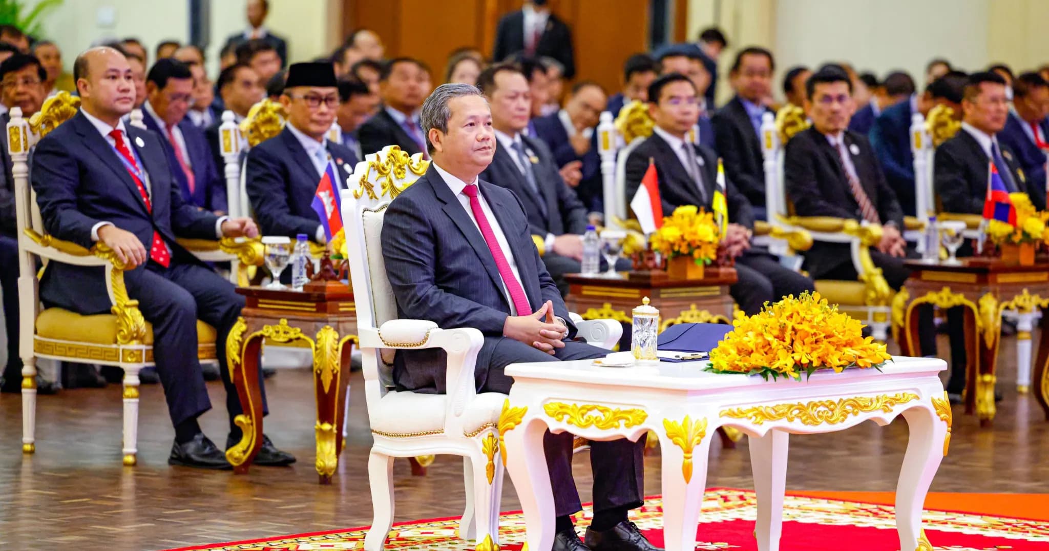 សម្តេចធិបតី អញ្ជើញជាអធិបតី ក្នុងពិធីបើកកិច្ចប្រជុំរដ្ឋមន្ត្រីលើវិស័យមុខងារសាធារណៈអាស៊ាន លើកទី២៣ និងអាស៊ានបូកបី លើកទី៨ ស្តីពីកិច្ចការមុខងារសាធារណៈ