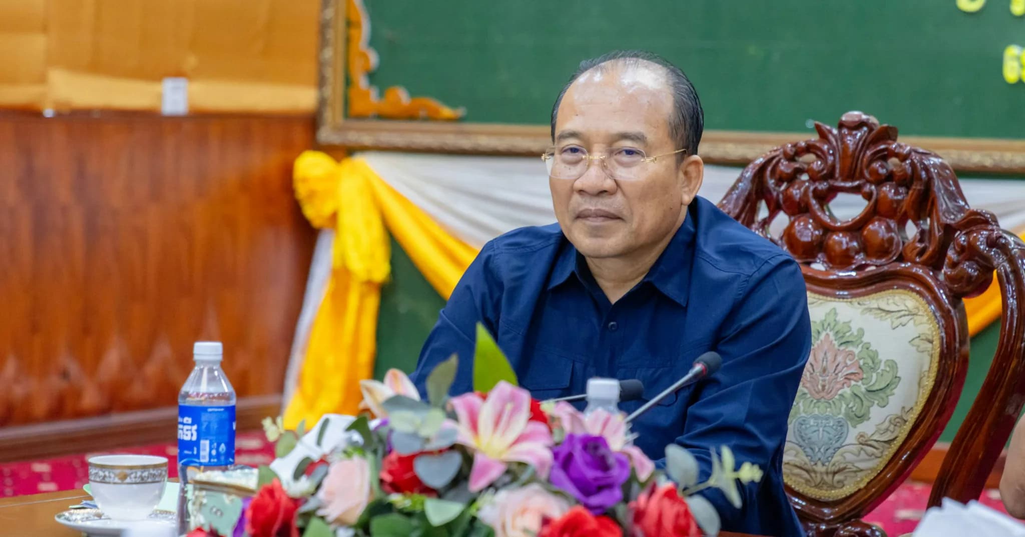 កិច្ចប្រជុំ ពិនិត្យវឌ្ឍនភាពគម្រោង ជាមួយប្រតិភូធនាគារអភិវឌ្ឍន៍អាស៊ី (ADB) នៃគម្រោងកែលម្អគ្រប់គ្រងបរិស្ថានក្រុង ជុំវិញបឹងទន្លេសាបជំហានទី២ ទីលានទុកដាក់សំរាមចាស់ និងទីលានទុកដាក់សំរាមថ្មី ក្នុងក្រុងសិរីសោភ័ណ