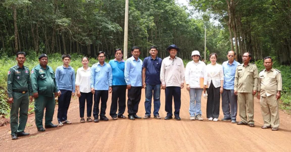 គណៈកម្មការអន្តរក្រសួង ចុះត្រួតពិនិត្យ និងវាយតម្លៃបញ្ចប់សុពលភាព ១០០% លើគម្រោងជួសជុលផ្លូវ និងសាងសង់លូ ក្នុងស្រុកពេជ្រាដា ខេត្តមណ្ឌលគិរី