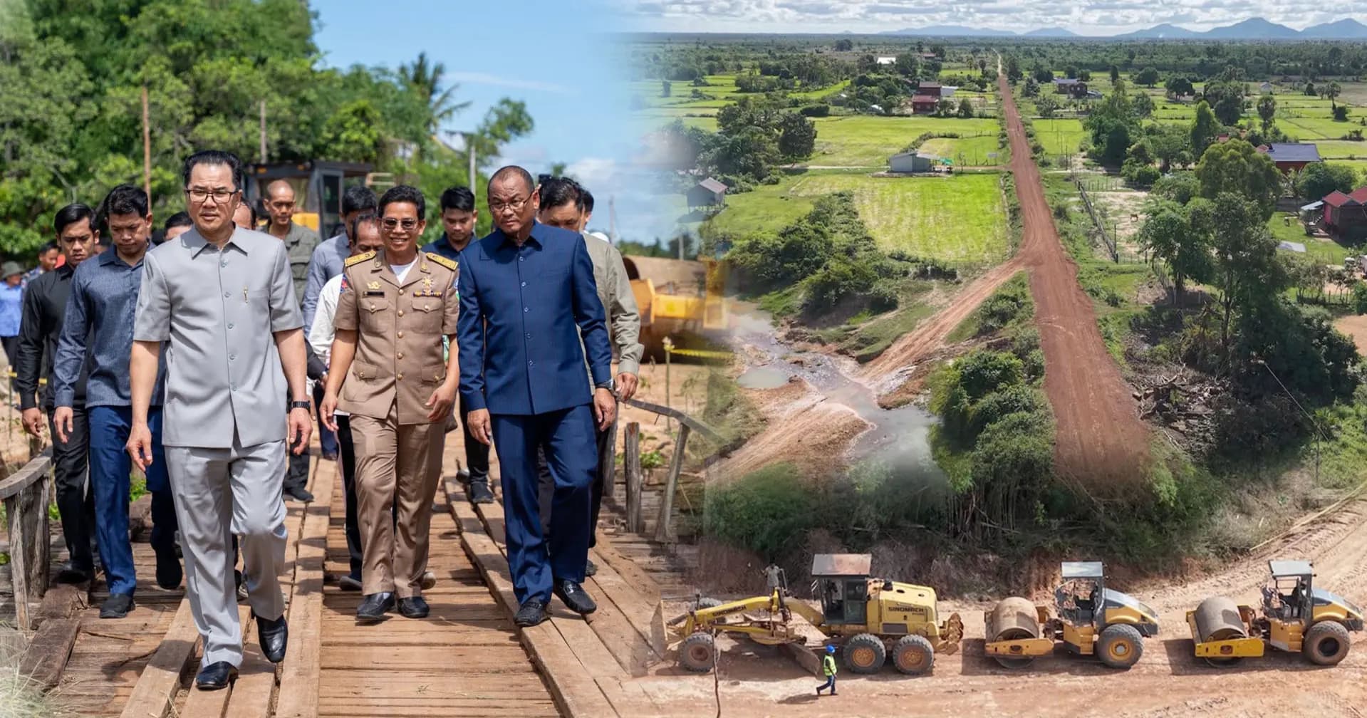 ផ្លូវក្រាលដីល្បាយក្រួស១ខ្សែប្រវែងជិត៦គីឡូម៉ែត្រស្ថិតក្នុងឃុំក្រាំស្គារ ស្រុកទឹកផុស ត្រូវបានបើកការដ្ឋានជួសជុល និងស្តារឡើងវិញ