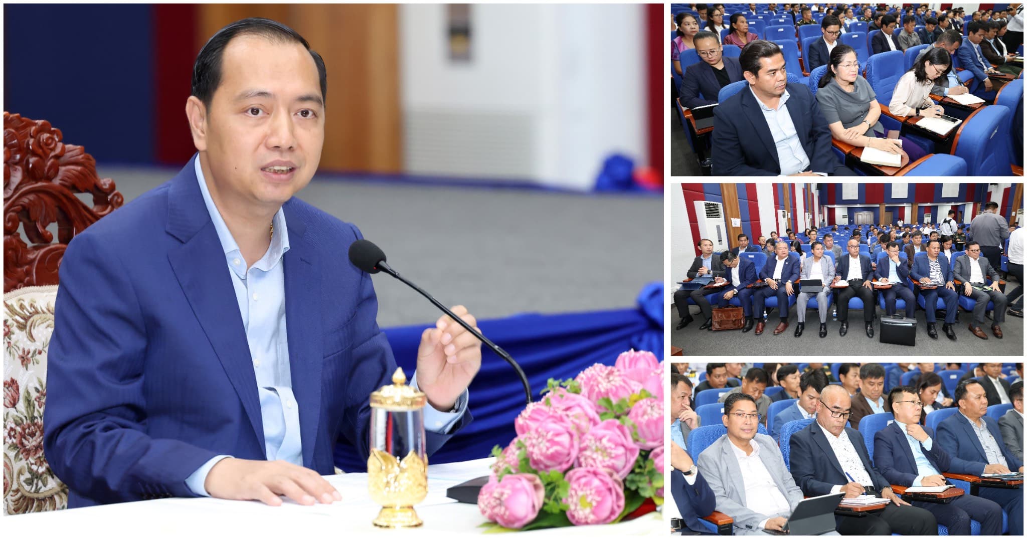 ឯកឧត្តម នេត្រ ភក្ត្រា ដឹកនាំកិច្ចប្រជុំពង្រឹងការងារផ្សព្វផ្សាយព័ត៌មាន និងគ្រប់គ្រងសាធារណមតិ ជាមួយមន្ត្រីនាំពាក្យតាមក្រសួង ស្ថាប័ននានារបស់រដ្ឋាភិបាល