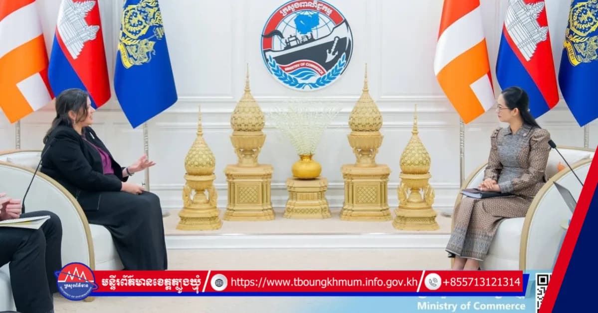 លោកជំទាវ ចម និម្មល អនុញ្ញាតជូន ឯកអគ្គរដ្ឋទូតនូវែលសេឡង់ប្រចាំកម្ពុជា ចូលជួបសម្តែងការគួរសម