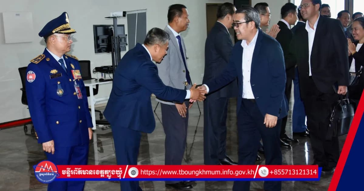 គណៈប្រតិភូឡាវ អញ្ជើញមកដល់អាកាសយានដ្ឋានអន្តរជាតិតេជោ ដើម្បីចូលរួមសន្និសីទអន្តរជាតិ ស្តីពីការប្រយុទ្ធប្រឆាំងការឆបោកតាមប្រព័ន្ធបច្ចេកវិទ្យា