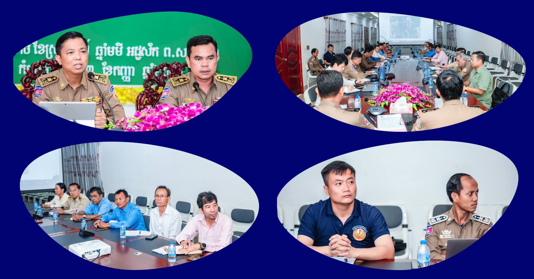 រដ្ឋបាលខេត្តកំពង់ចាម បើកកិច្ចប្រជុំពិនិត្យ ពិភាក្សាលើសំណុំរឿង ៣ករណី នៅស្រុកស្រីសន្ធរ