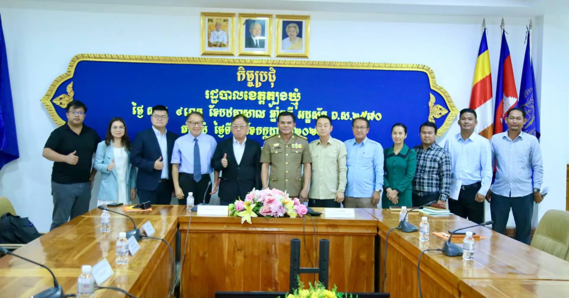 កិច្ចប្រជុំពិភាក្សាត្រៀមរៀបចំវគ្គបណ្តុះបណ្តាលក្រុង ស្រុក សម្រាប់អាជីវករ សមាជិកភូមិមួយផលិតផលមួយ